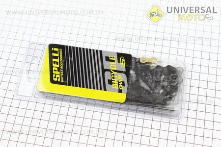 Цепь приводная 1/2х3/32х114L на 5/6/7 скоростей, черная SCH-500