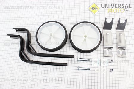 Колеса бічні універсальні, білі HR09. Китай (Велоколеса / UM4039-V18)