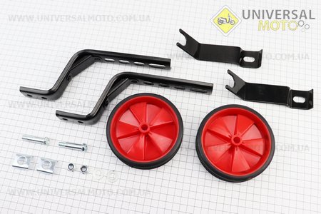 Колеса бічні універсальні, червоні HR09. Китай (Велоколеса / UM4039-V55)