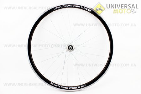 Колесо 26" заднее MTB "капля" обод и втулка алюминиевые 14Gx36H в сборе, под вольнобег, крепл. гайка "AVANTI"