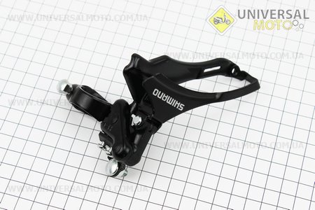 Перекидка ланцюга передня з нижньою тягою, кріп. 28,6 мм, під зірку 42T, FD-TZ 30. SHIMANO (Запчастини SHIMANO / UM4040-V27)