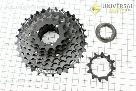 Касета 8зв. 32,28,24,21,18,16,14,12Т, чорна ACERA CS-HG200. SHIMANO (Запчастини SHIMANO / UM4041-V22)