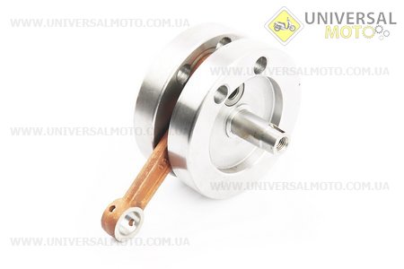 Колінвал в зборі "Дирчик" тіп.2 (широкі "щоки"). Китай (Запчастини до веломотора / UM4050-V42)