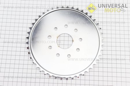 Зірка задня на веломотор 415Н-44T, тип 2. Китай (Запчастини до веломотора / UM4050-V49)