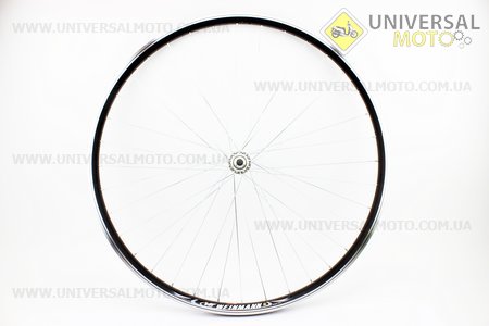 Колесо 28" переднее MTB "капля" обод и втулка алюминиевые 14Gх36Н в сборе, крепл. гайка "ZAC 2000"