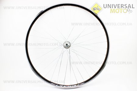 Колесо 28" заднее МТВ "капля" обод и втулка алюминиевые 14Gх36Н в сборе, под вольнобег, крепл. гайка "ZAC 2000"