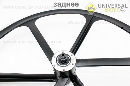 Колесо литое 26" заднее МТВ под кассету 8-9-10зв + переднее в сборе, пром-подшипники 6200-6000 2RS, под диск. тормоз, крепл. эксцентрик