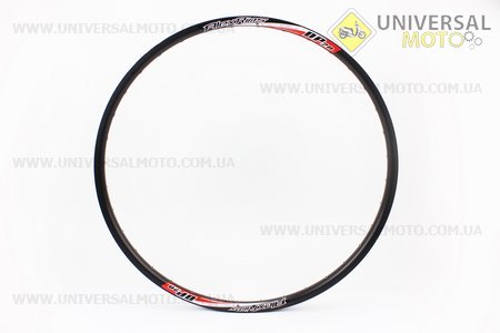 Обод 26" (559 Х 20) МТВ двойной алюминиевый 14Gх36Н, пистонированный, под диск. тормоз, черный DP20. Alex Rims (Велоколёса / UM4063-V51)