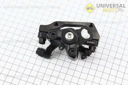Тормозной суппорт задний (адаптер F180/R160мм), черный MD-M311