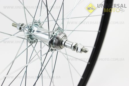Колесо 28" заднее "капля" обод алюминиевый, втулка 14Gх36Н в сборе, под вольнобег, крепл. гайка "SCORPION". Китай (Велоколёса / UM4065-V18)