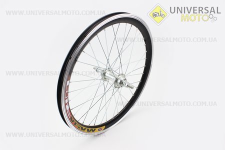 Колесо 20" заднее МТВ "капля" обод алюминиевый, втулка 14Gх36Н в сборе, под вольнобег, крепл. гайка "MAYA"