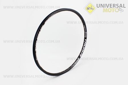 Обод 26" (559 Х 19) МТВ двойной алюминиевый 14Gх36Н, пистонированный, под дисковый тормоз, черный TAURUS 2000. WEINMANN (Велозапчасти / UM4066-V31)