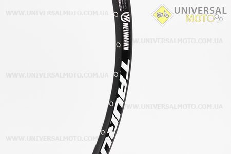 Обод 26" (559 Х 19) МТВ двойной алюминиевый 14Gх36Н, пистонированный, под дисковый тормоз, черный TAURUS 2000. WEINMANN (Велозапчасти / UM4066-V31)