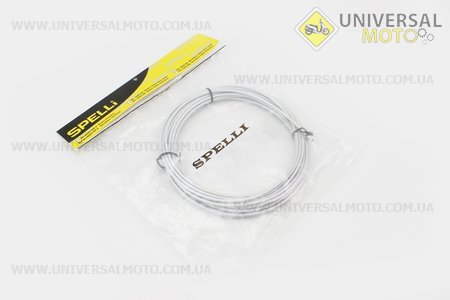 Рубашка троса переключения 4мм х 9м с тефлоновым покрытием, серебристая DH-9000. SPELLI (Велозапчасти / UM4066-V34)