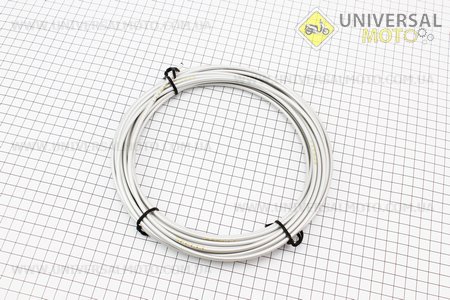 Рубашка троса переключения 4мм х 9м с тефлоновым покрытием, серебристая DH-9000. SPELLI (Велозапчасти / UM4066-V34)