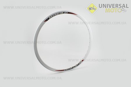 Обод 28" (622 Х 12) FIX "капля" двойной алюминиевый 14Gх36Н, белый DP18. WEINMANN (Велозапчасти / UM4069-V04)