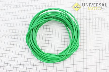 Сорочка тросу перемикання 4мм х 9м з тефлоновим покриттям, зелена DH-9000. SPELLI (Велозапчастини / UM4069-V09)