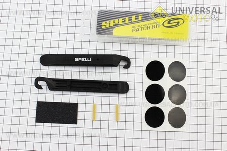 Ремонтний комплект для швидкого ремонту вело шин (безклейний), SBT-129B. SPELLI (Велоінструмент / UM4070-V03)