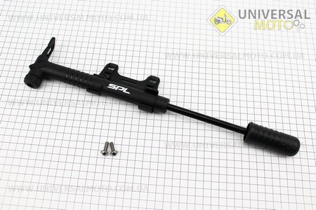 Насос пластмасовий, чорний SPM-104. SPELLI (Велоінструмент / UM4070-V44)