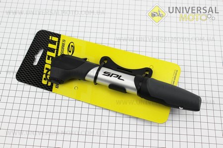 Насос алюмінієвий з Т-ручкою, SPM-196A. SPELLI (Велоінструмент / UM4071-V80)