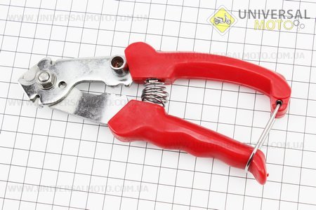 Кусачки для всіх вело тросів і сорочок (+ обтиснення концевика троса, голка для вирівнювання краю). Китай (Велоінструмент / UM4072-V06)