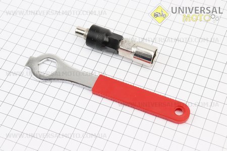 Ключ зняття шатуна з ручкою, KL-9725L. Китай (Велоінструмент / UM4072-V41)