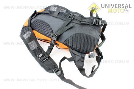 Рюкзак влагозащитный 5 литр., с диодным указателем направления, пульт дистанционного управления, Li-ion 4.2V 650mAh зарядка от USB, оранжевый. Китай (Велоэкипировка / UM4080-V16)