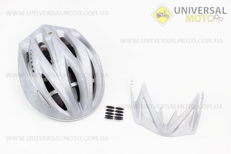 Шлем велосипедный L (59-65 см) съемный козырек, 10 вент. отверстия, системы регулировки по размеру Divider и Run System SRS, серый матовый SBH-4000. SPELLI (Велоэкипировка / UM4080-V31)