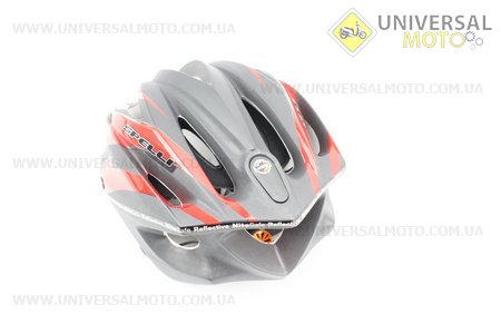 Шлем велосипедный L (59-65 см) съемный козырек, 10 вент. отверстия, системы регулировки по размеру Divider и Run System SRS, черно-красный SBH-4000. SPELLI (Велоэкипировка / UM4080-V34)