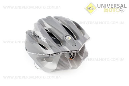 Шлем велосипедный L (59-65 см) съемный козырек, 10 вент. отверстия, системы регулировки по размеру Divider и Run System SRS, черный матовый SBH-4000. SPELLI (Велоэкипировка / UM4080-V35)