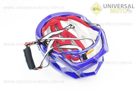 Шлем велосипедный L (59-65 см) съемный козырек, 16 вент. отверстия, системы регулировки по размеру Divider и Run System SRS, синий SBH-5500. SPELLI (Велоэкипировка / UM4080-V51)