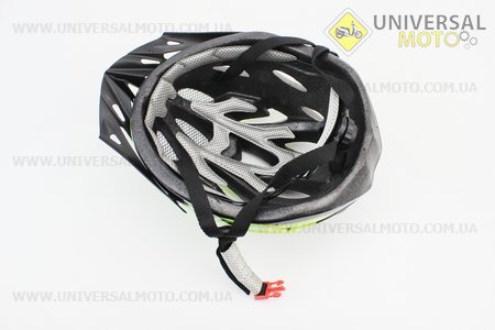 Шолом велосипедний M (54-57 см) знімний козирок, 18 вент. отворів, системи регулювання за розміром Divider та Run System SRS, чорно-зелений AVHM-02. AVANTI (Велоекіпировка / UM4081-V19)