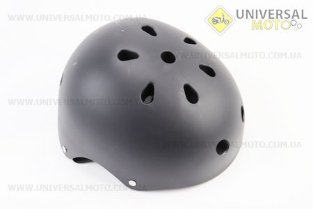 УЦІНКА Шолом велосипедний дитячий, 11 вент. отворів, система регулювання за розміром Divider, чорний матовий (подряпини, див. фото). Китай (Велоекіпировка / UM4082-V37)