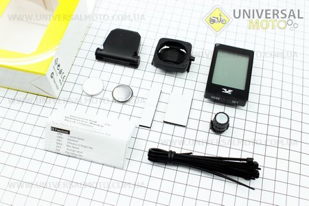 Велокомп'ютер 22-функції, бездротовий, 1.9" дисплей з сенсорними кнопками управління, вологозахисний, чорний YS-668С (без батарейок). Китай (Велоаксесуари / UM4090-V48)