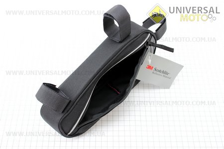 Сумка под раму треугольная, крепл. на липучке, черная SFB-11W