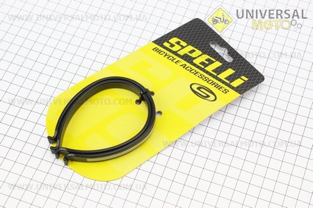 Защита штанов от попадания в цепь, светоотражающая, пластмассовая, серо-черная, комплект 2 шт, SCC-1202. SPELLI (Велоаксессуары / UM4091-V92)