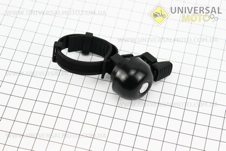 Дзвінок механічний, кріплення на хомуті, чорний SBL-709. SPELLI (Велоаксесуари / UM4092-V15)