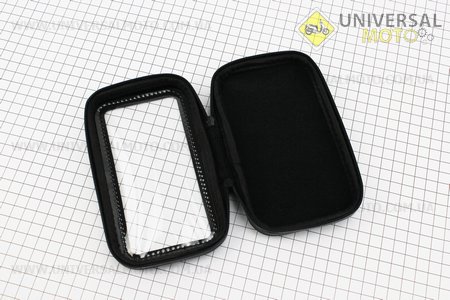 Держатель-чехол телефона (L) 165х100х30мм на руль, сенсорная пленка, влагозащитный, быстросъемный, регулируемый. Китай (Аксессуары / UM4092-V25)