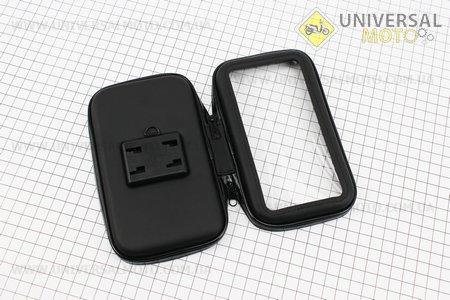 Держатель-чехол телефона (L) 165х100х30мм на руль, сенсорная пленка, влагозащитный, быстросъемный, регулируемый. Китай (Аксессуары / UM4092-V25)