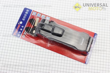 Замок протиугінний секційно-пластіновий 800х25х9мм під ключ, крепл. на раму, TY3853-B. Tonyon (Протиугонки / UM4092-V44)