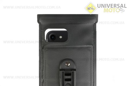 Тримач-чохол телефону 210х105мм на кермо, Ziplock, сенсорна плівка, вологозахисний, швидкознімний, регульований, чорний RB-AS-007. Roswheel (Різне / UM4093-V19)