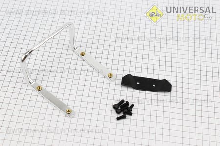 Кронштейн для 2-х флягоутримувачів, алюмінієвий, кріплення на рамку сідла, SBH-300. Китай (Велоаксесуари / UM4093-V78)