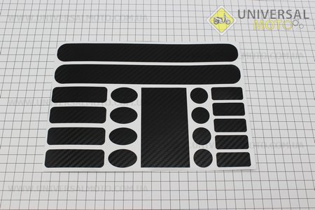 Захисна плівка на раму (0,15мм), карбон. Китай (Велоаксесуари / UM4094-V92)