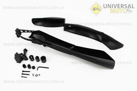 Крила пластмасові 27,5-29", чорні SMG-155. SPELLI (Велоаксесуари / UM4095-V42)