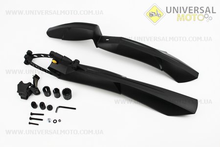 Крила пластмасові 27,5-29", чорні SMG-155. SPELLI (Велоаксесуари / UM4095-V42)