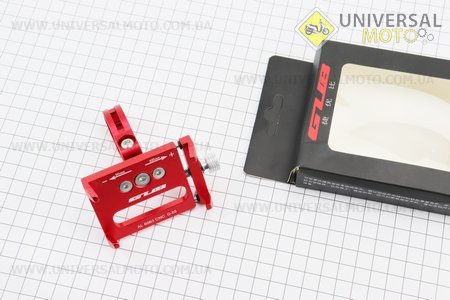 Тримач телефону на кермо, 50-100мм регульований, алюміній, червоний G-85. GUB (Аксесуари / UM4096-V00)