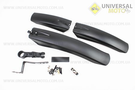 Крила пластмасові 24-26" MTB, чорні LY-3302F/R. FENDER (Велоаксесуари / UM4096-V80)