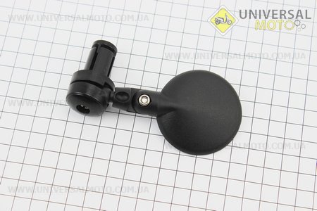 Дзеркало кругле, регульоване, кут налаштування 360°, чорне SBM-2000. SPELLI (Велоаксесуари / UM4097-V06)