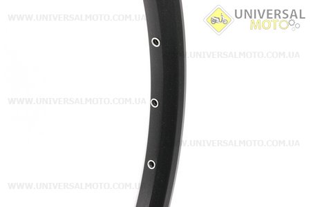 Обід 26 "(559 Х 24) МТВ подвійний алюмінієвий 14Gх32Н, пістонований, під дискові гальма, чорний DISK BULL. WEINMANN (Велоколеса / UM4112-V00)