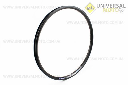 Обід 26 "(559 Х 24) МТВ подвійний алюмінієвий 14Gх32Н, пістонований, під дискові гальма, чорний DISK BULL. WEINMANN (Велоколеса / UM4112-V00)